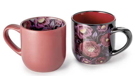 .ჭიქა/Glass "მისტიური ყვავილი"